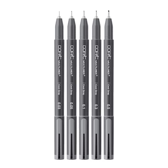 Copic® Cool Gray Multiliner+ Pen Set